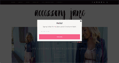 Desktop Screenshot of accessoryjane.com