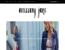 Tablet Screenshot of accessoryjane.com